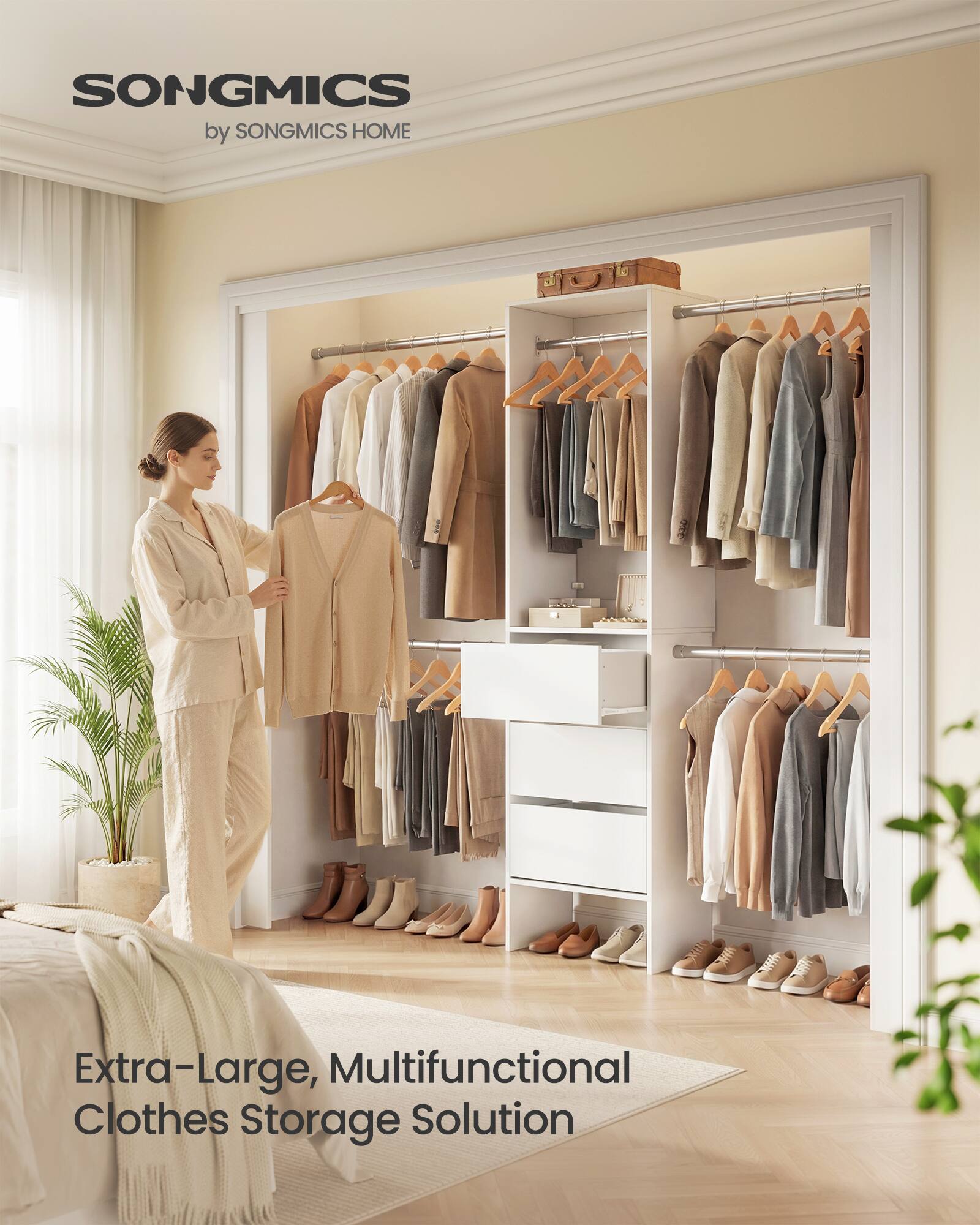 SONGMICS by SONGMICS HOME

Extra-Large, Multifunctional Clothes Storage Solution