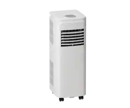 JUJABU - 12000 BTU Portable Air Conditioner, 4-in-1 Cooling & Heating AC with Dehumidifier/Fan/Sleep Mode for Home Office - White