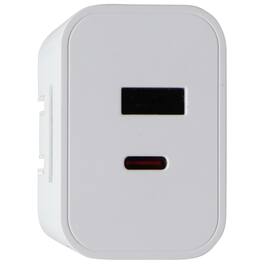 PureGear - LightSpeed (42W) USB-C and USB-A Wall Charger - 09811PG - White