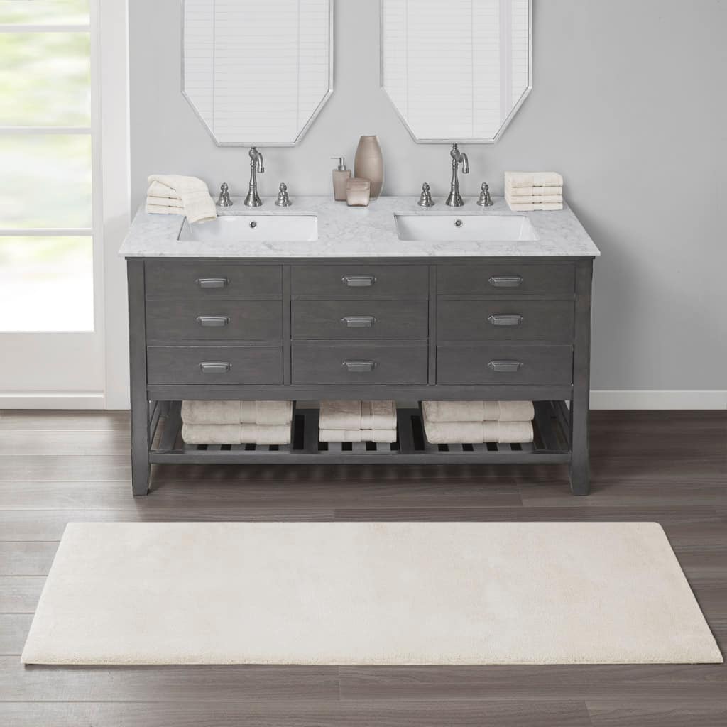 APRILSOUL - Bath Rug - Gray