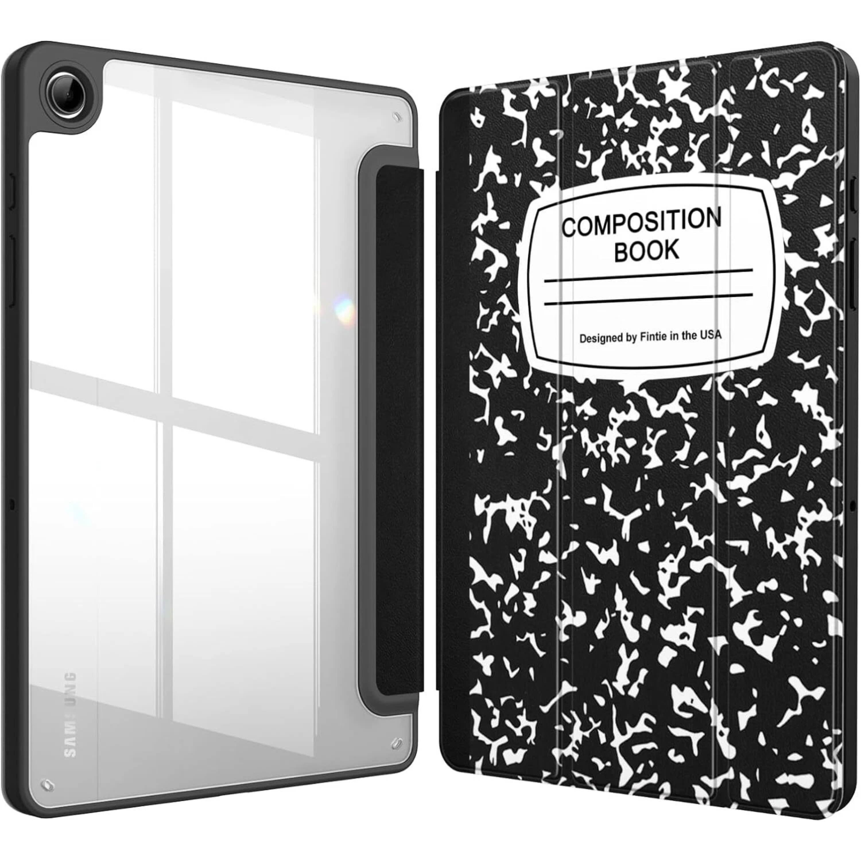 Kitcheniva - Protective Cover For Samsung Galaxy Tab A9 Plus 11 Inch - Black and White price history on PriceWatchPro