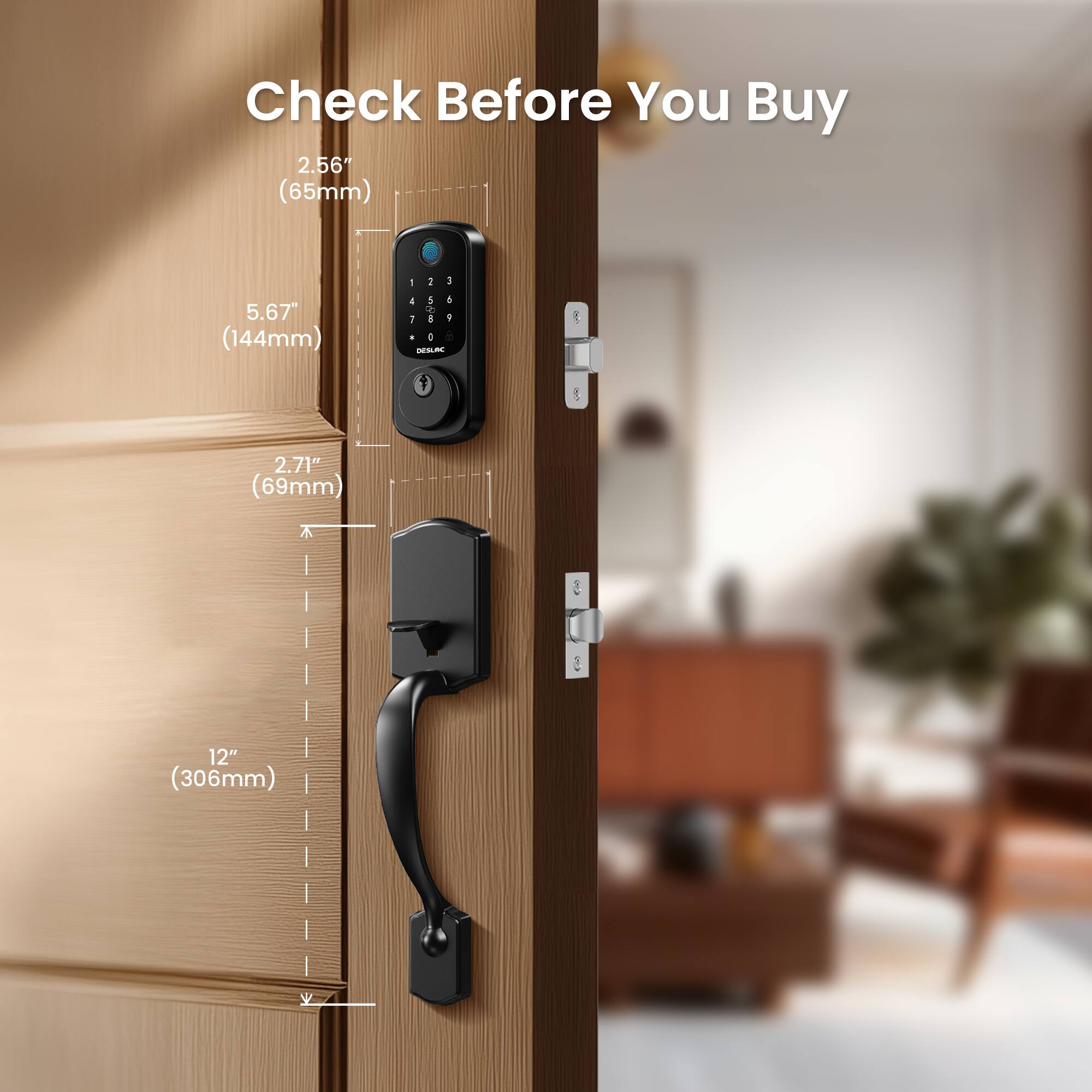 Check Before You Buy

2.56" (65mm)  
5.67" (144mm)  
2.71" (69mm)  
12" (306mm)