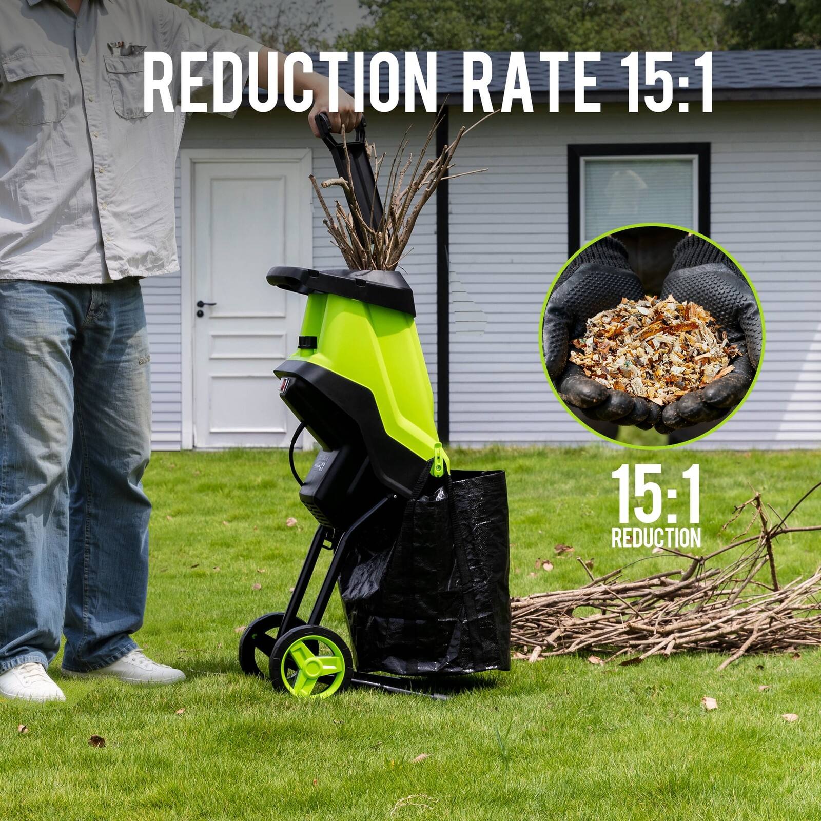 REDUCTION RATE 15:1  
15:1 REDUCTION