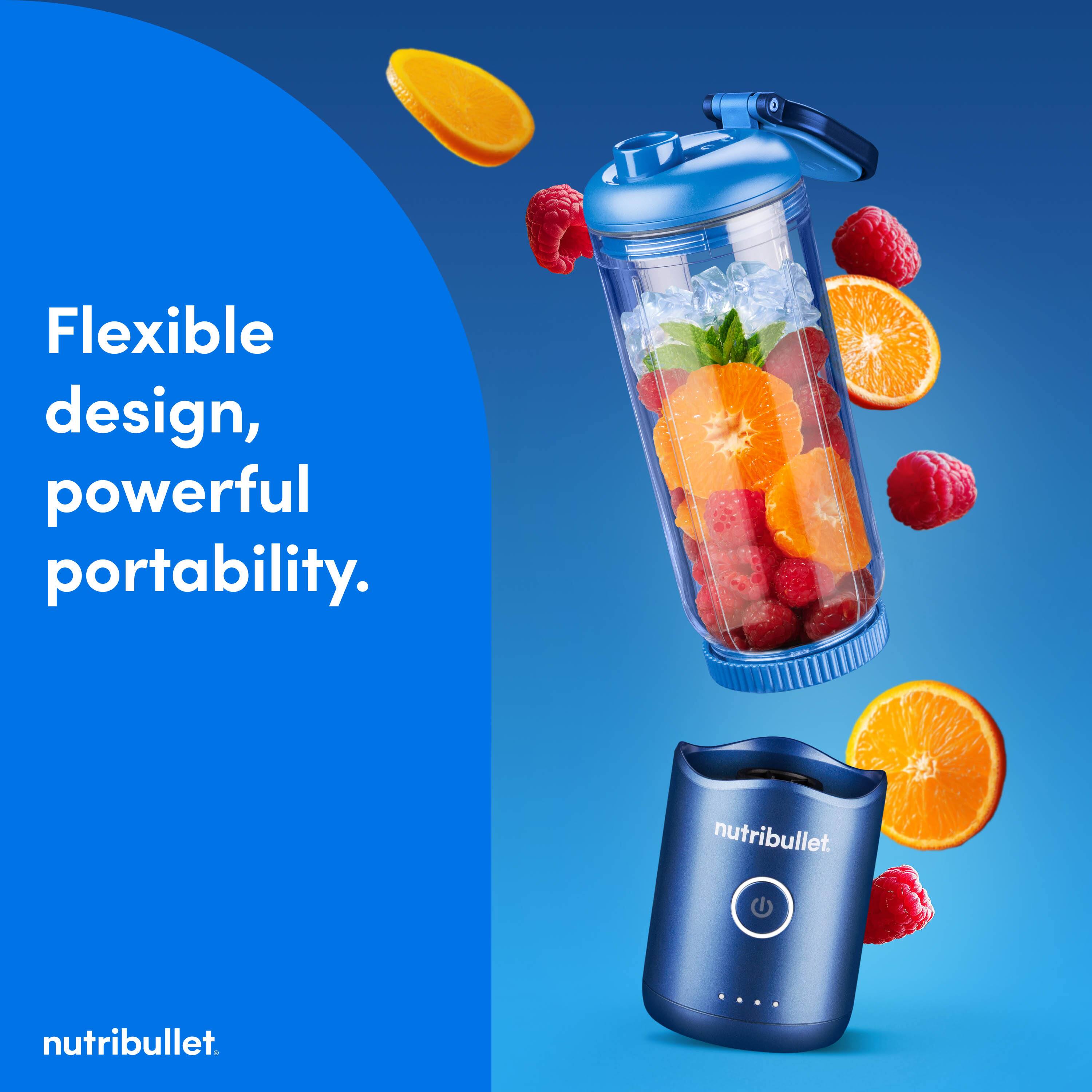 Flexible design, powerful portability.  
nutribullet.