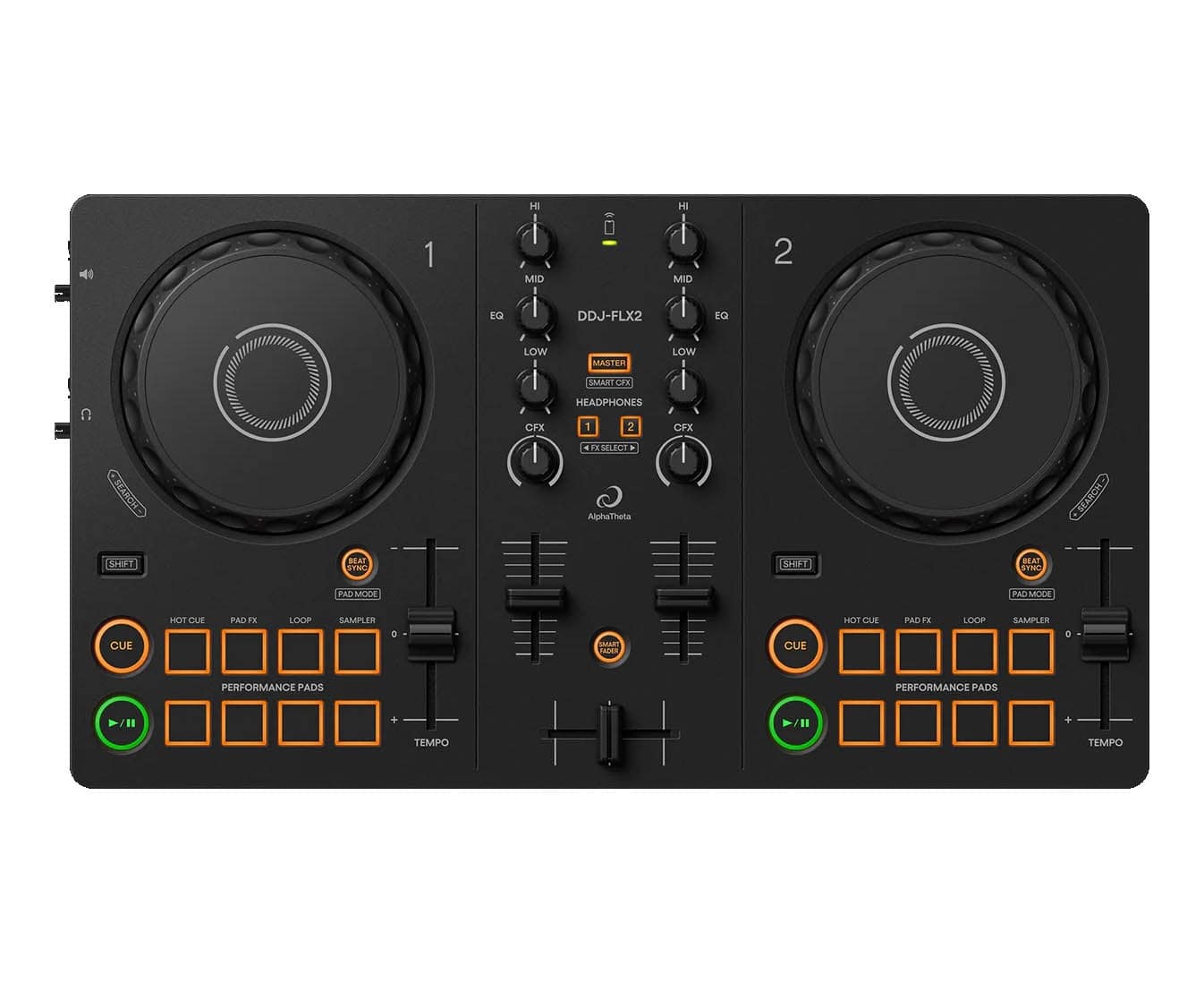 Pioneer DJ DDJ FLX4: 2 Channel DJ Mixer Black DDJ-FLX4/SXJ - Best Buy