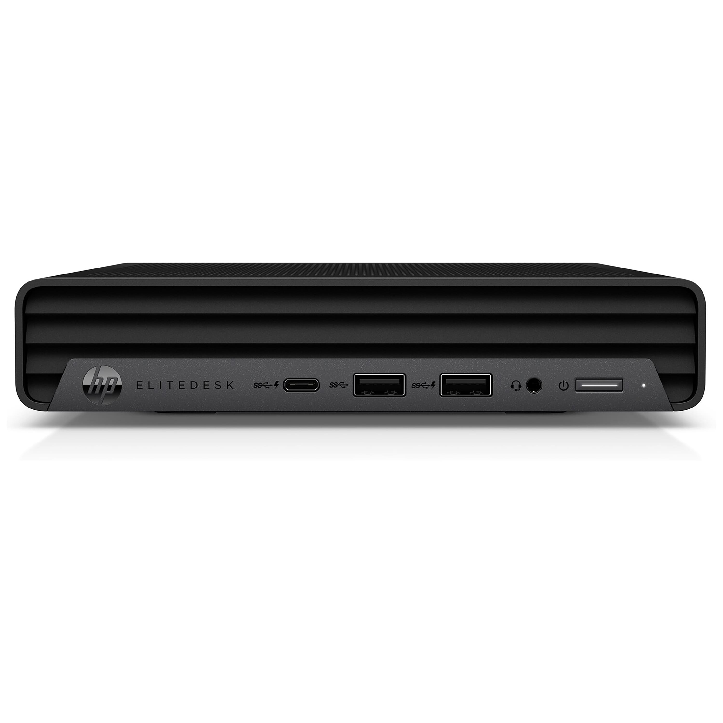 Front. HP - EliteDesk 800 G6 Mini Desktop PC - Intel Core i5 10500T - 8GB Memory, 256GB SSD.