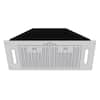 Front. Akicon - Akicon 30 in. 3 Speeds 600 CFM Dishwasher Safe Filters Range Hood Insert/Built in Kitchen Vent Hood with Lights - Stainless steel.