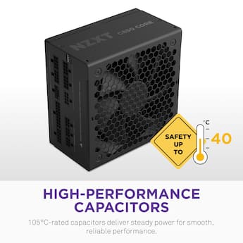 NZXT Gold Core 850W ATX 3.1 / PCIE 5.1 80 Plus Gold Cybenetics NZXT Gold Core 850W ATX 3.1 / PCIE 5.1 80 Plus Gold Cybenetics