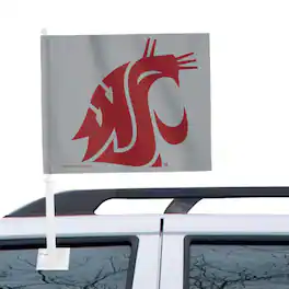 WinCraft - Washington State Cougars 12" x 15" Double-Sided Car Flag - Multicolor