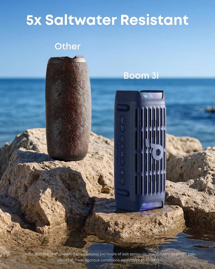 Soundcore Boom 3i by Anker, Rugged Outdoor Speakers, IP68 Soundcore Boom 3i by Anker, Rugged Outdoor Speakers, IP68