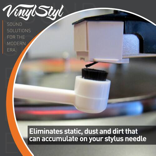 VinylStyl  
SOUND SOLUTIONS FOR THE MODERN ERA.  
Eliminates static, dust and dirt that can accumulate on your stylus needle