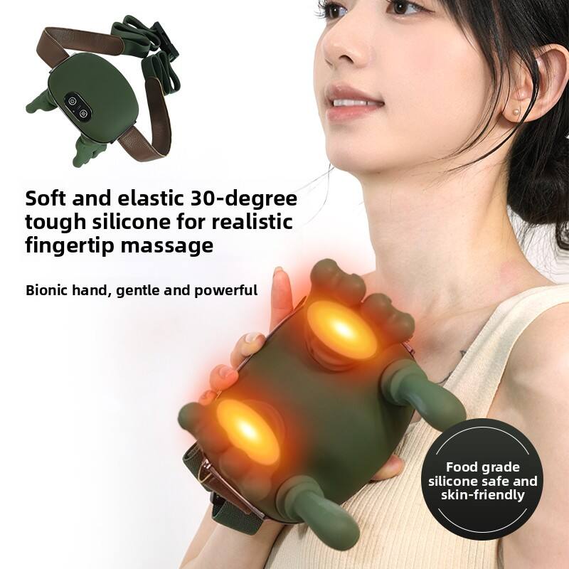 Soft and elastic 30-degree tough silicone for realistic fingertip massage  
Bionic hand, gentle and powerful  
Food grade silicone safe and skin-friendly