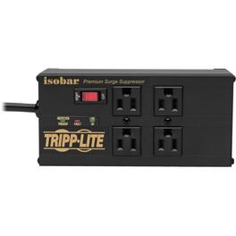 Eaton Tripp Lite Series Isobar 4-Outlet Surge Protector, 8 ft. (2.43 m) Cord, Right-Angle Plug, 3330 Joules, 2 USB - Unknown