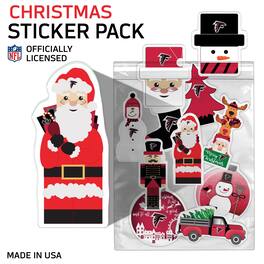 Fan Creations - Atlanta Falcons Holiday Sticker Set - Multicolor