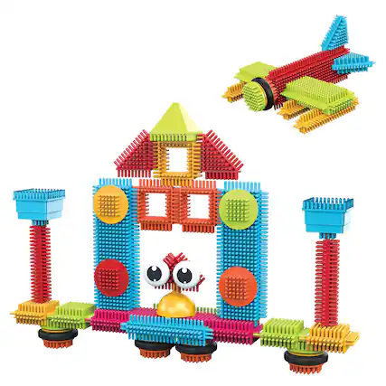 Front. PicassoTiles - PICASSO-TILES 41 PC Hedgehog Building Blocks Set, STEM Toys for Kids 3+.