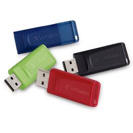 Verbatim - 16GB Store 'n' Go® USB Flash Drive - 4pk - Red, Green, Blue, Black - 16GB - 4pk - Blue, Green, Red, Black - Unknown