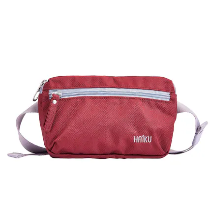 Front. Haiku - Haiku Hopper waistpack or crossbody sling - Rosewood.