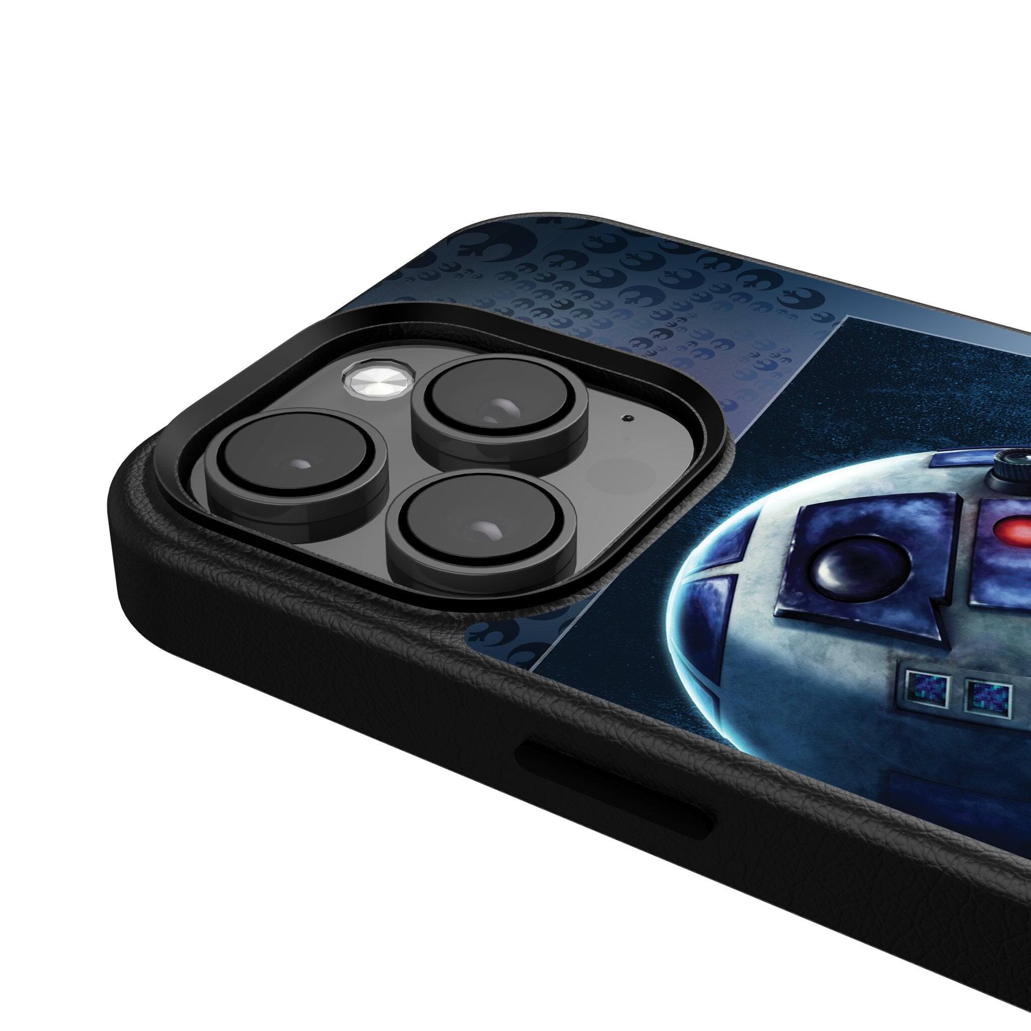 Back. Keyscaper - Star Wars: A New Hope Portrait MagSafe Compatible Phone Case - Apple iPhone 16 Pro Max - R2-D2.