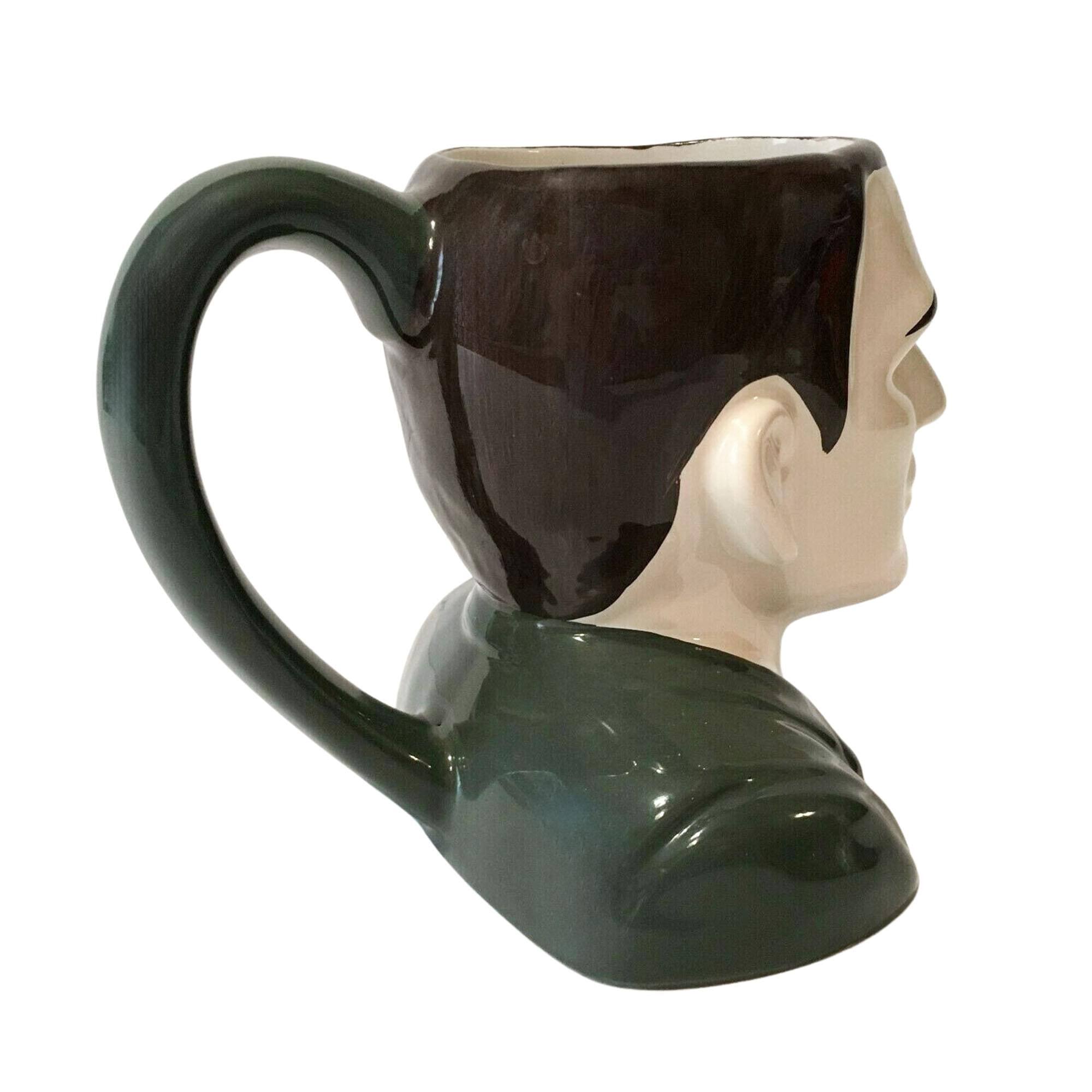 Alt View 3. Seven20 - Doctor Who 9th Doctor Christopher Eccleston Ceramic 3D Toby Jug Mug - White.