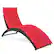 Back. Costway - 2PCS Folding Patio Rattan Lounge Chair Chaise Cushioned Portable Garden - Red.