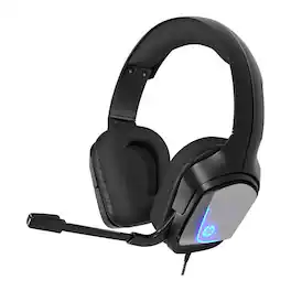 HP - Hewlett Packard H220S Wired USB Gaming Headset - Black