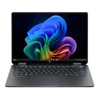 HP - OmniBook Ultra Flip - Copilot+ PC - 14" 3K OLED Touch-Screen Laptop - Intel Core Ultra 7 256V - 16GB Memory - 1TB SSD - Eclipse Gray - Front_Zoom