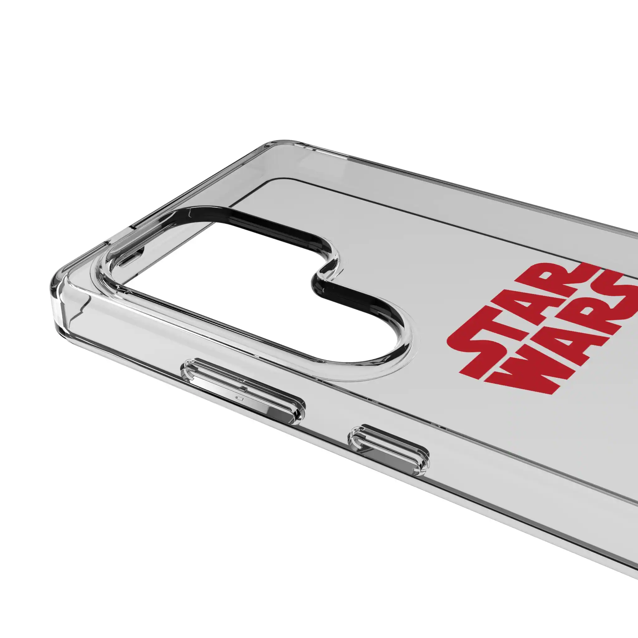 Left. Keyscaper - Star Wars: A New Hope Color Block Clear Phone Case - Samsung Galaxy S21 Plus - Darth Vader.