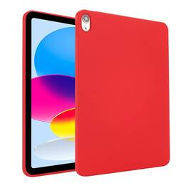 Dteck - Case For iPad Air 13'' (M4)2026/(M3)2025/ (M2)2024 Slim Lightweight Soft TPU Skin-Friendly Anti-Scratch Protective Cover - Red
