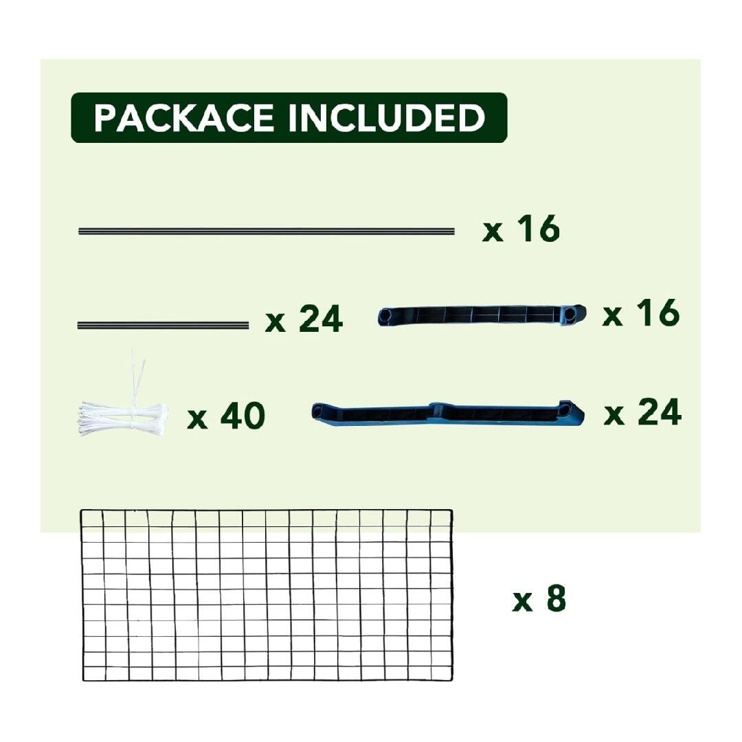 PACKACE INCLUDED  
- x 16  
- x 24  
- x 40  
- x 16  
- x 24  
- x 8