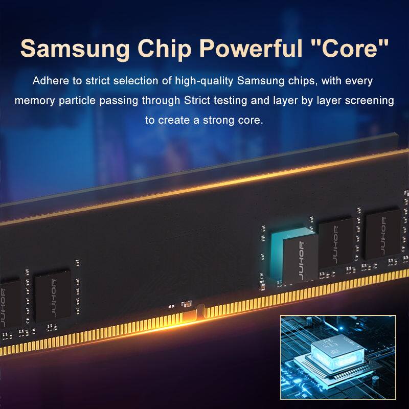 Samsung Chip Powerful "Core"

Adhere to strict selection of high-quality Samsung chips, with every memory particle passing through strict testing and layer by layer screening to create a strong core.
