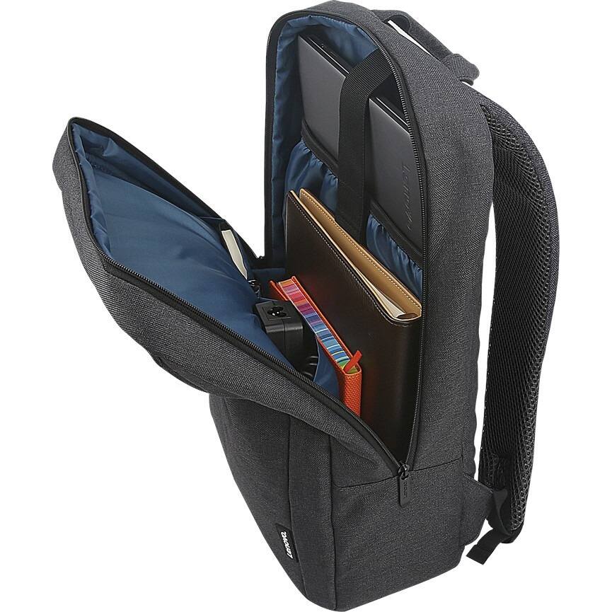 Alt View 1. Lenovo - Lenovo Carrying Case (Backpack) for 15.6" Notebook - Black - Water Resistant - Shoulder Strap - Black.