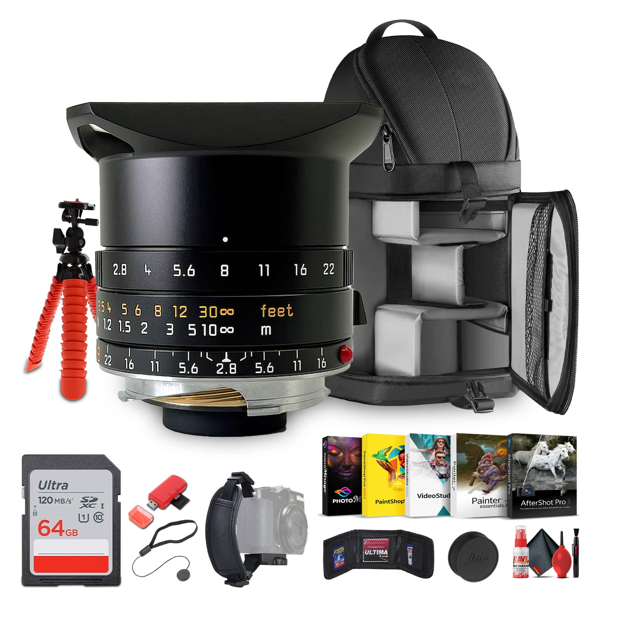 Leica - Elmarit-M 28mm f/2.8 ASPH. Lens | Compact Wide-Angle Prime for M-Mount | Sharp, Lightweight Optics for Street & Tr - Black price history on PriceWatchPro