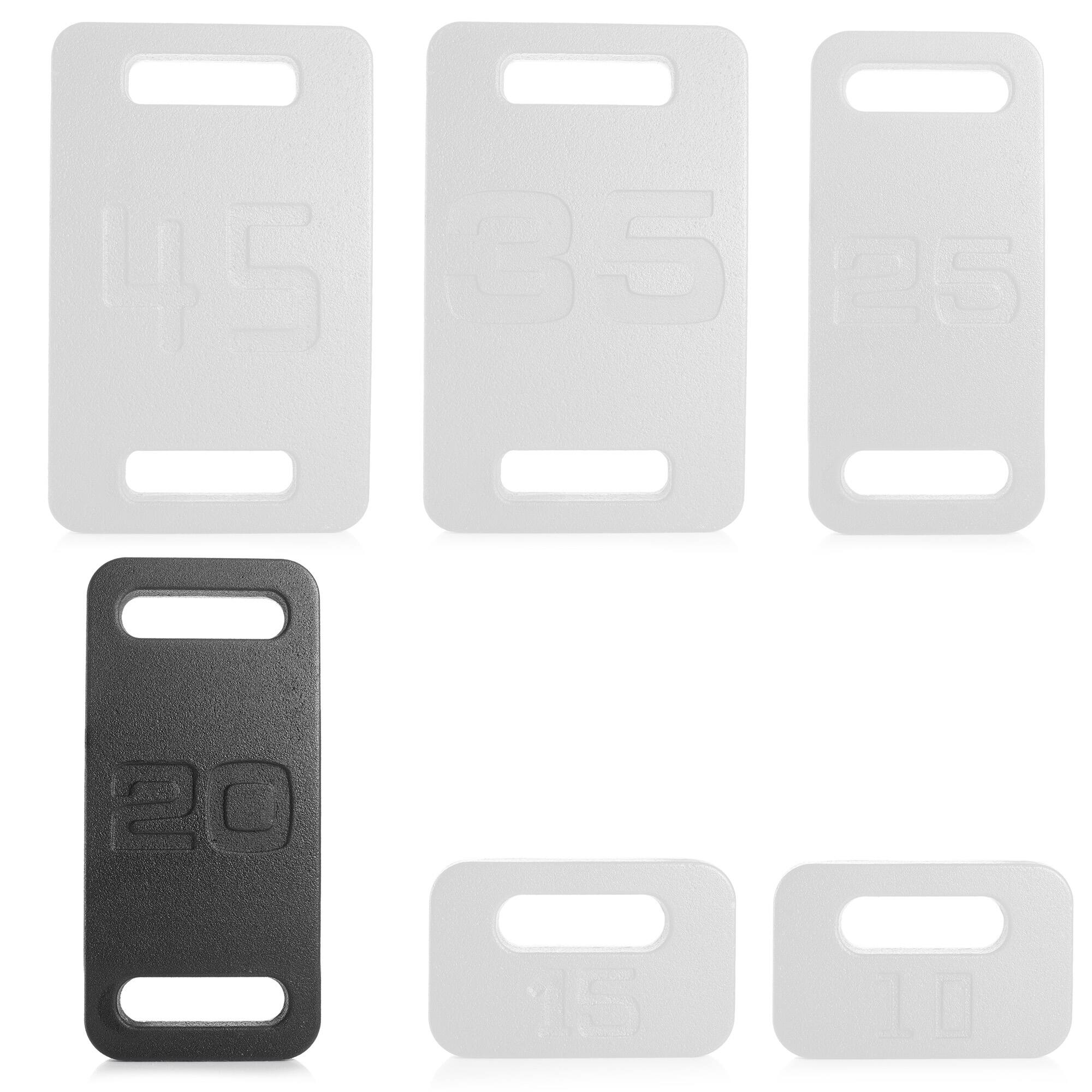 Alt View 2. Philosophy Gym - Cast Iron Ruck Weight - Weighted Fitness Plate with Handle - 10-45 lbs - Cast Iron.