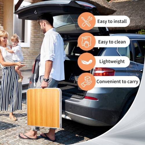 Easy to install  
Easy to clean  
Lightweight  
Convenient to carry