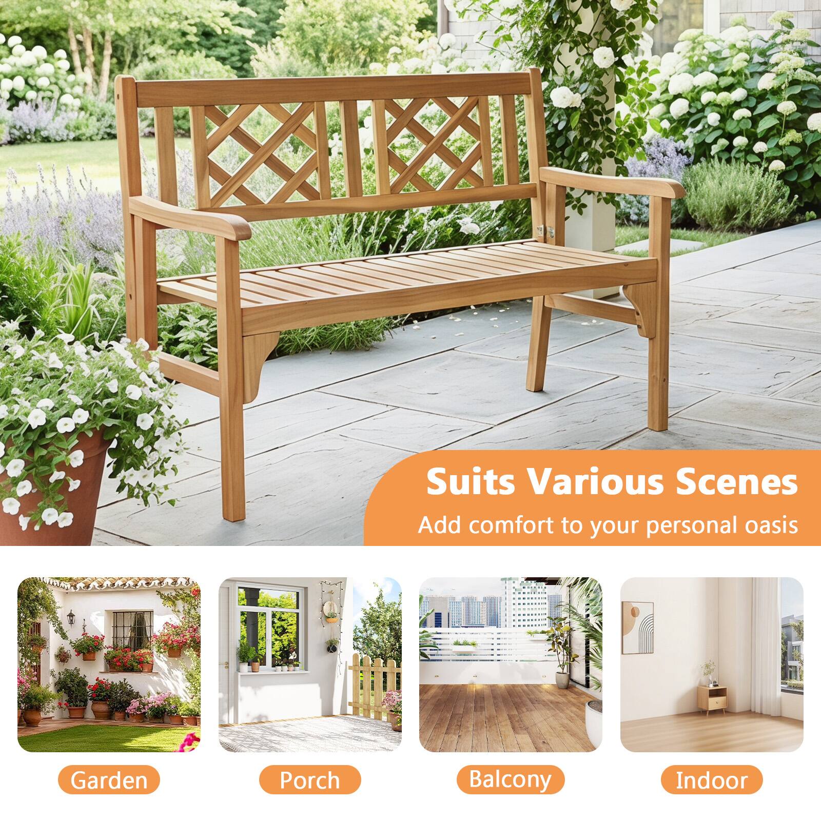 Suits Various Scenes  
Add comfort to your personal oasis  
Garden  
Porch  
Balcony  
Indoor