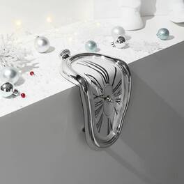 VIVZONE - Dali Melting Clock - Silver