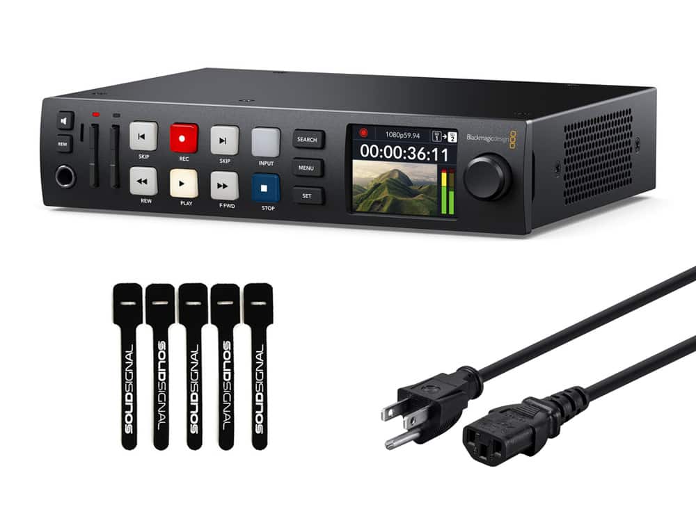 Blackmagic Design - HyperDeck Studio HD Plus Recorder Bundle