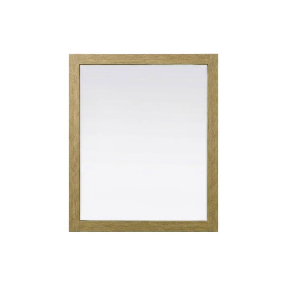 Elegant Kitchen and Bath - Noah Wooden Rectangle Mirror 30 x 36 - Honey Brown price history on PriceWatchPro