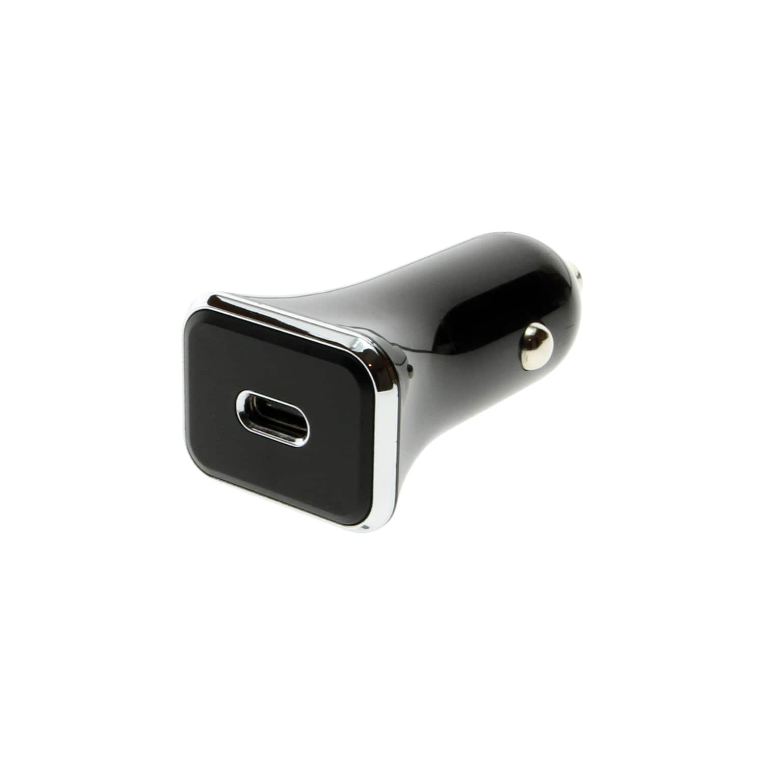 Front. Gearmo - USB Type-C Car Charger - Power Delivery USB C Port for Charging for Phones, Tablets, Computers, and Gaming Devices - Black.