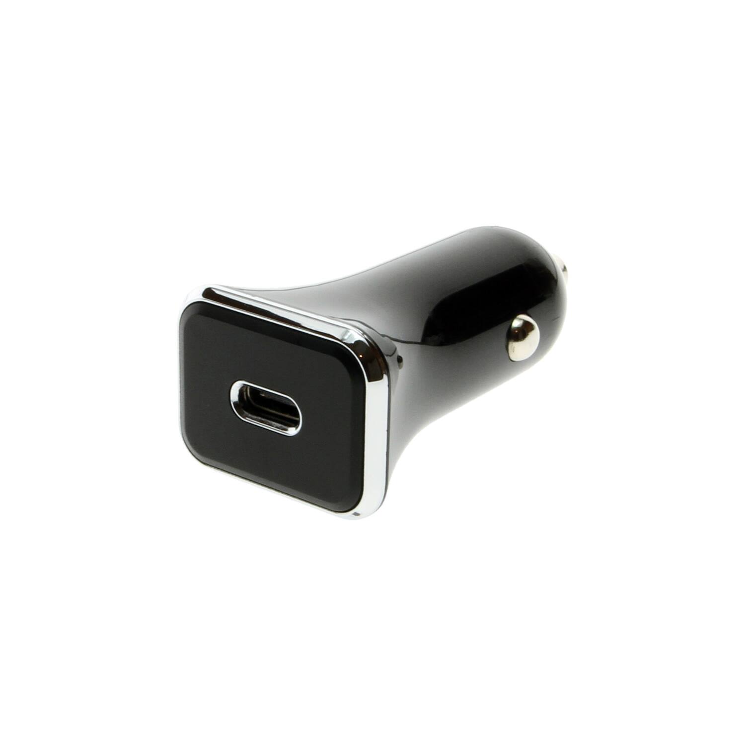 Front. Gearmo - USB Type-C Car Charger - Power Delivery USB C Port for Charging for Phones, Tablets, Computers, and Gaming Devices - Black.
