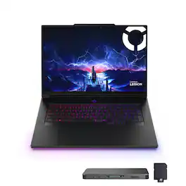 Lenovo - Legion 9i 18" 4K Gaming Laptop,GeForce RTX 5090,Ultra 9 275HX,32GB DDR5,1TB SSD+1TB Dock Set,Backlit,Win 11 - Black