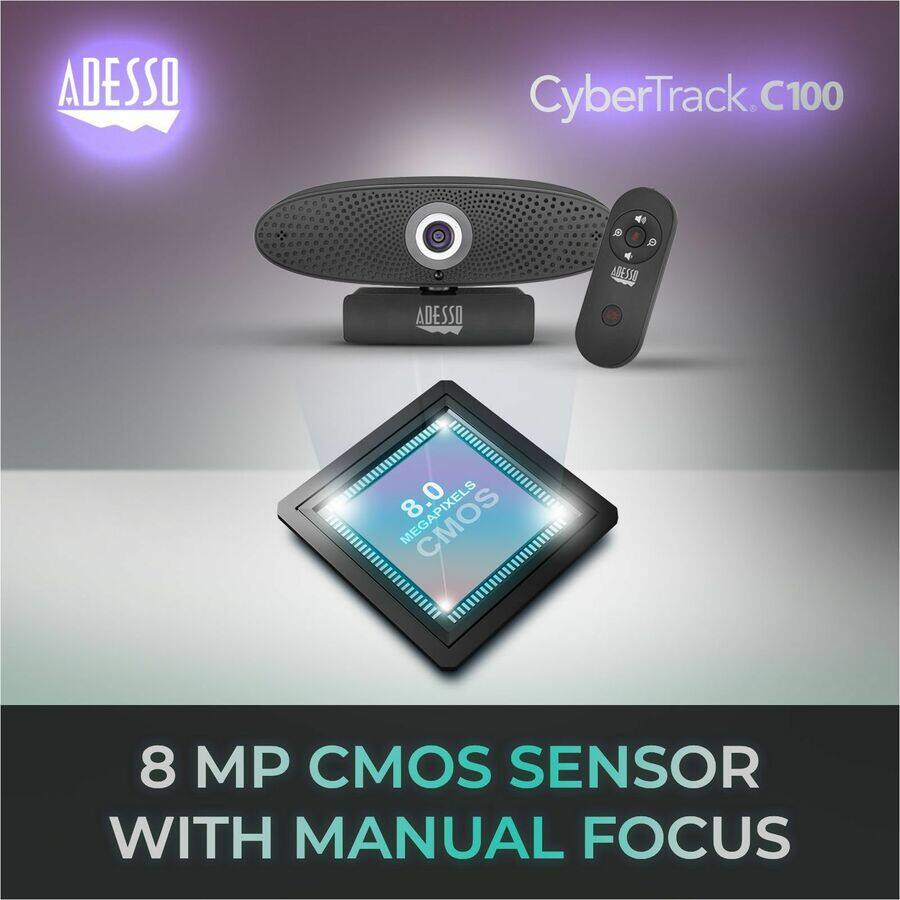 ADESSO CyberTrack C100

8 MP CMOS SENSOR WITH MANUAL FOCUS