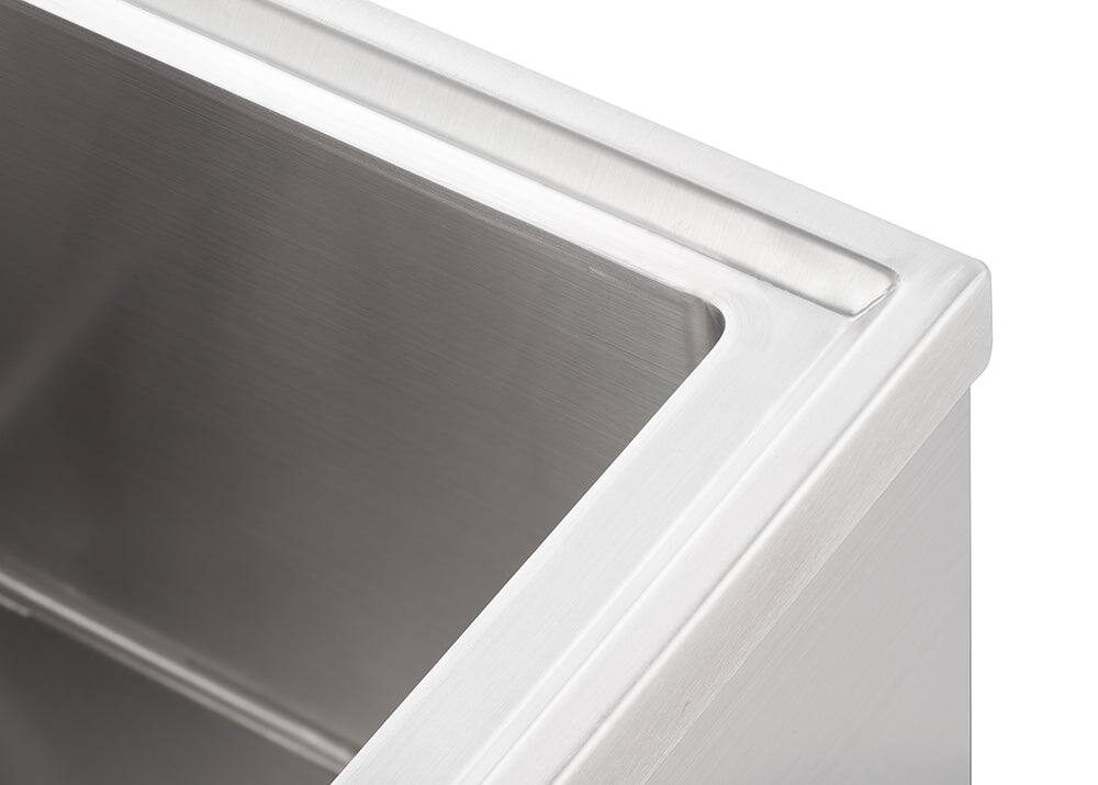 Alt View 2. TRINITY - Trinity Basics EcoStorage® | 18x16x13 Basin | Stainless Steel Utility Sink | Nsf - Chrome.