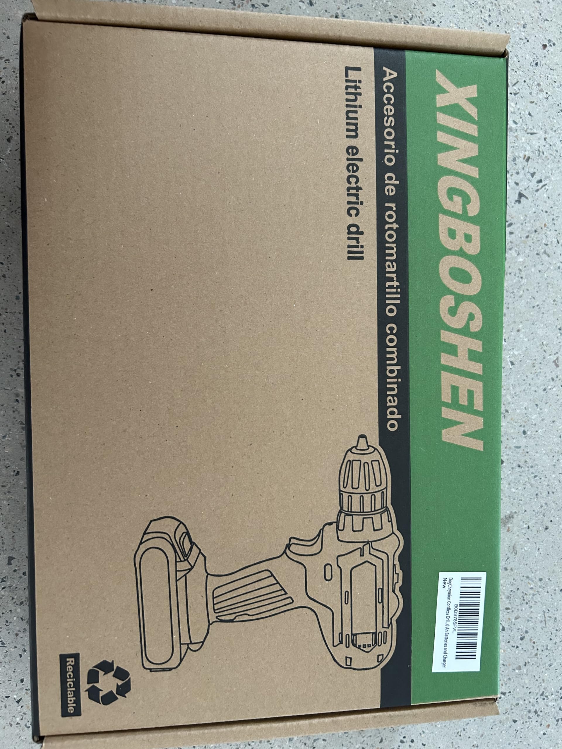 Reciclable Lithium electric drill Accesorio de rotomartillo combinado XINGBOSHEN