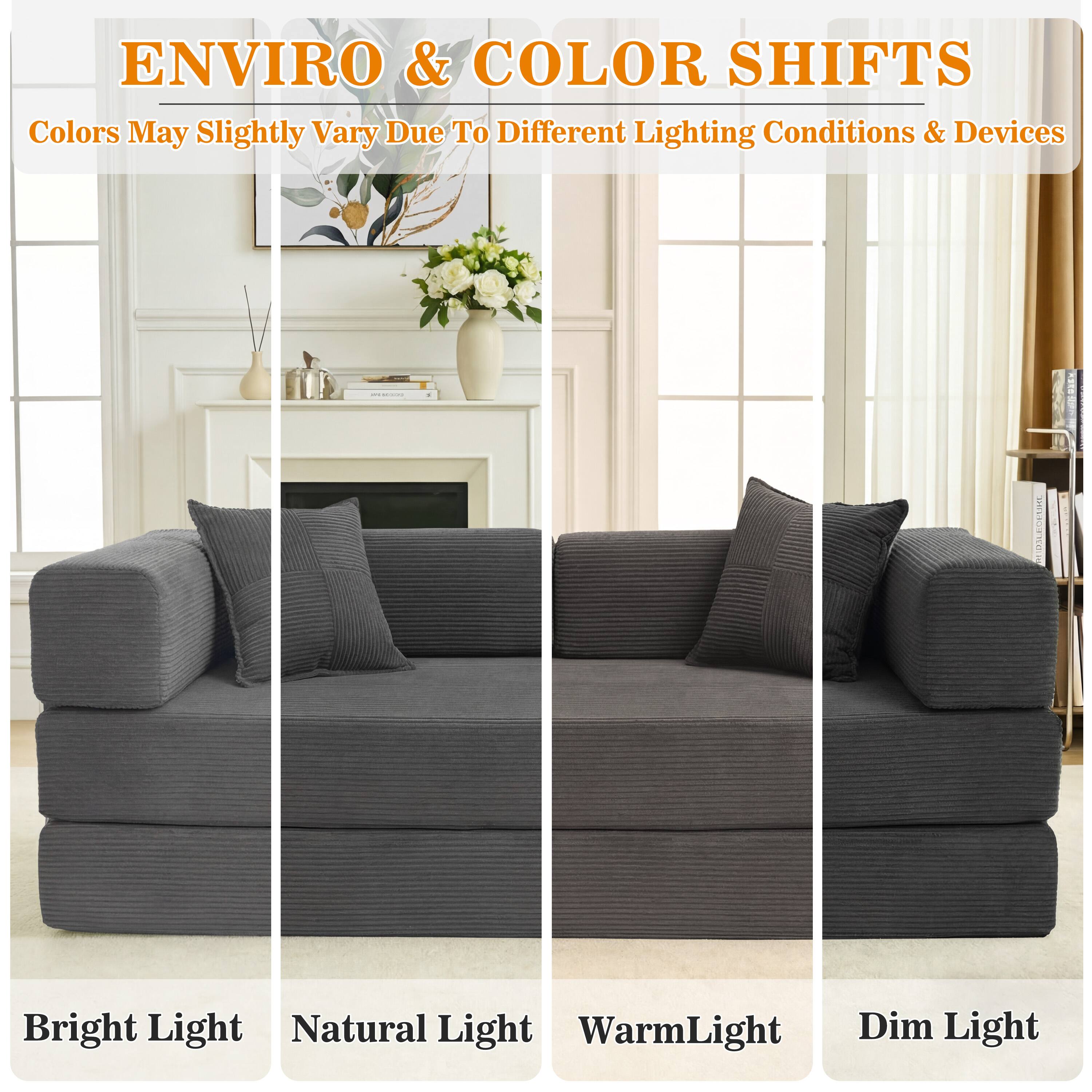 ENVIRO & COLOR SHIFTS  
Colors May Slightly Vary Due To Different Lighting Conditions & Devices  

Bright Light  
Natural Light  
Warm Light  
Dim Light