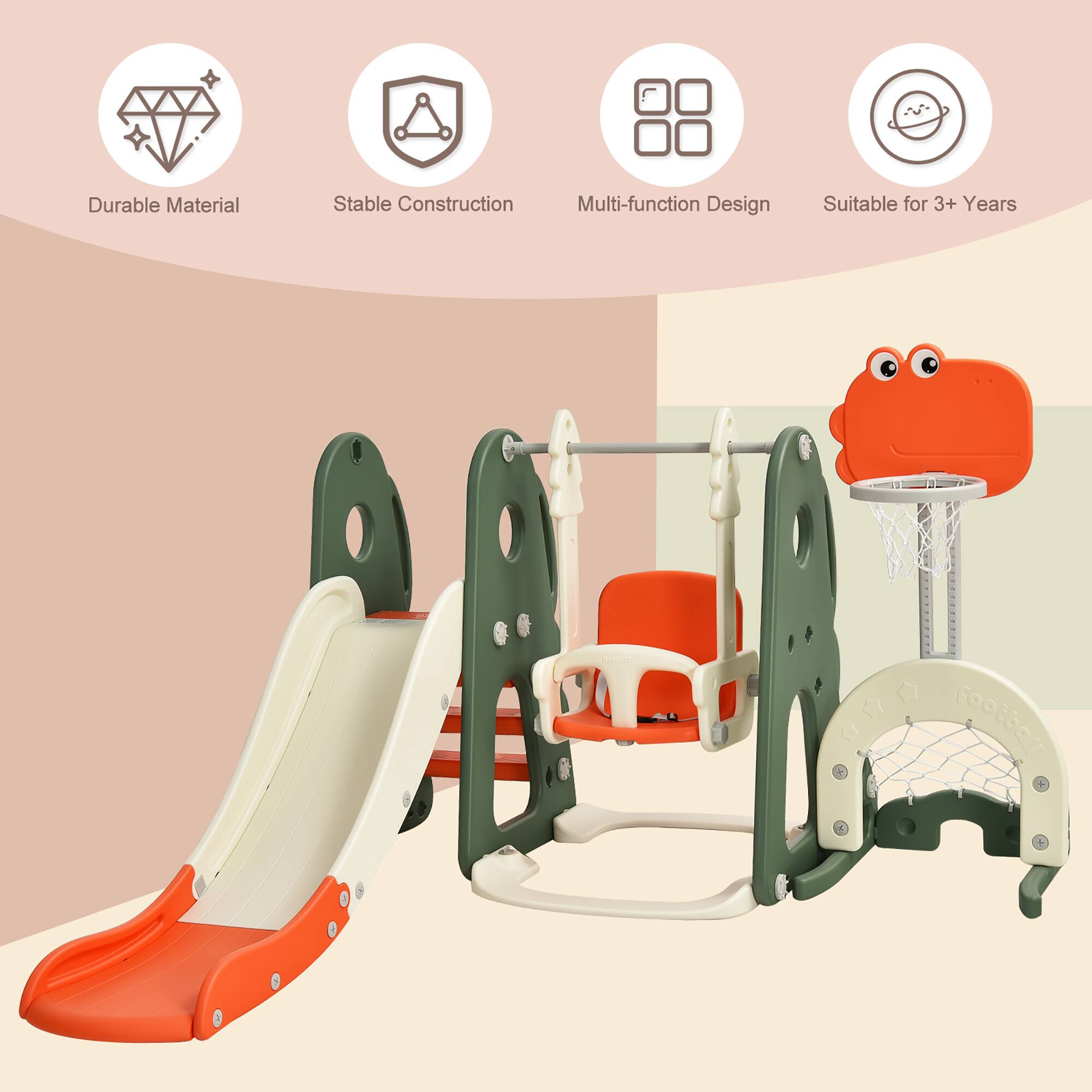 Durable Material  
Stable Construction  
Multi-function Design  
Suitable for 3+ Years