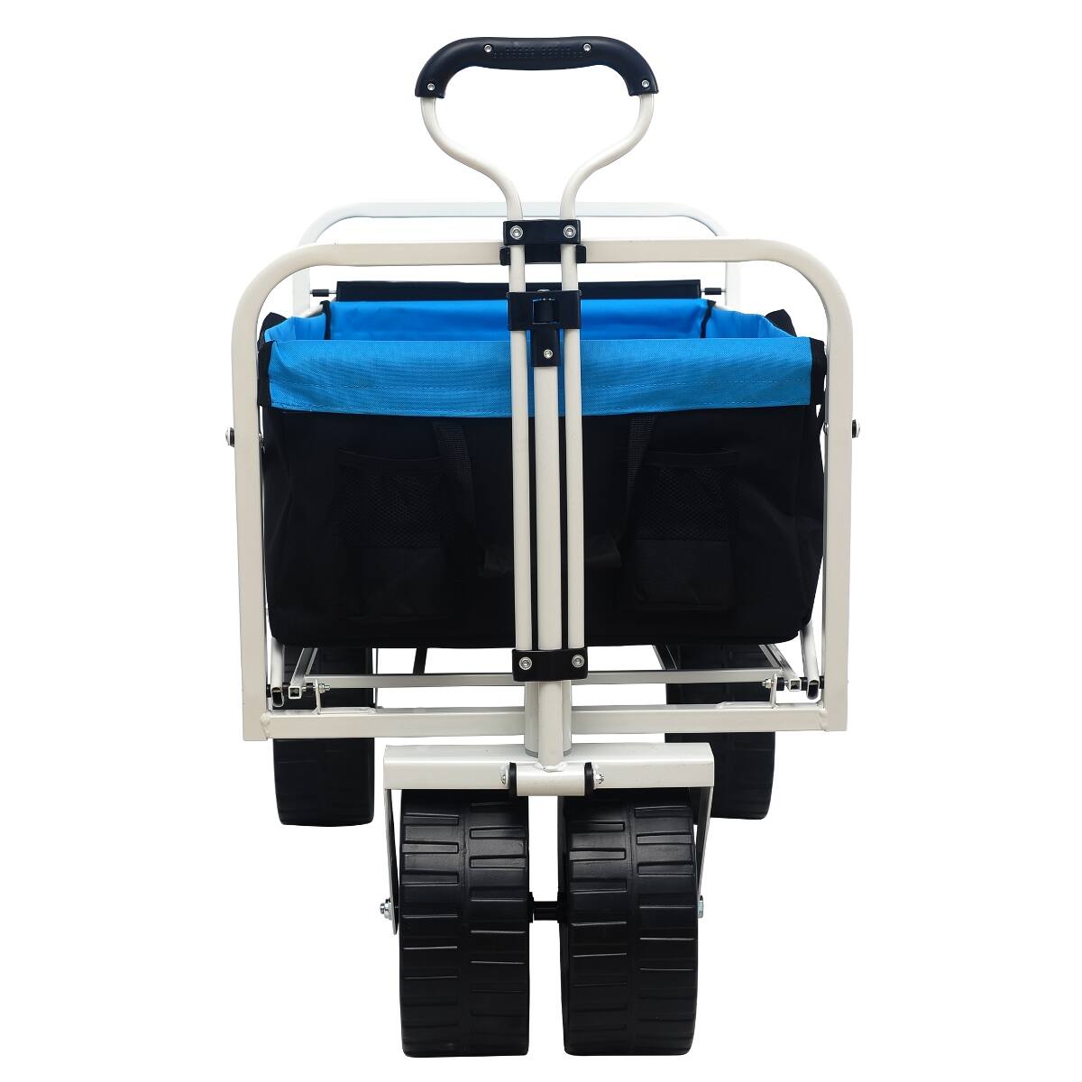 Alt View 4. Loheer - Loheer Folding Garden Wagon with Large Wheels and Side Table for Beach Shopping and Yard Work.