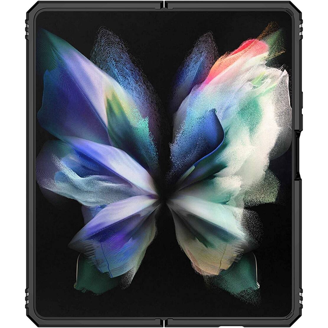 Alt View 12. SaharaCase - Heavy Duty Kickstand Series Case for Samsung Galaxy Z Fold4 - Black.