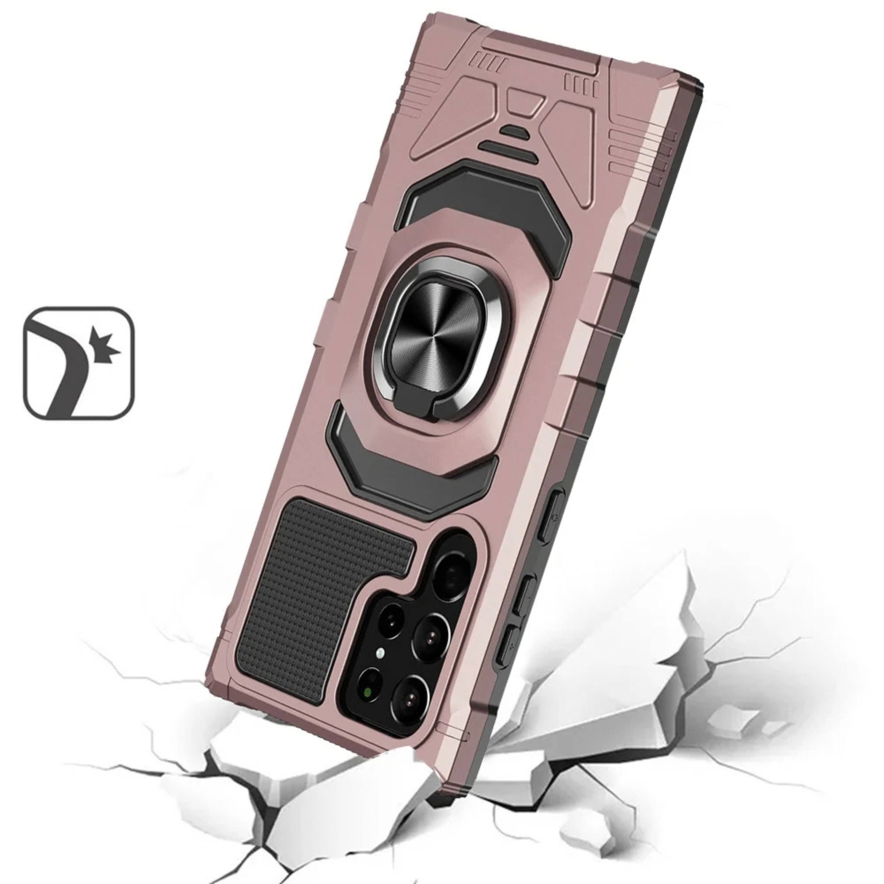 Kitcheniva Dual Layer Rugged Ring Stand Hybrid Phone Case For Samsung ...