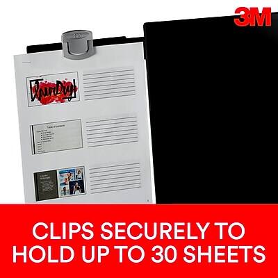 CLIPS SECURELY TO HOLD UP TO 30 SHEETS